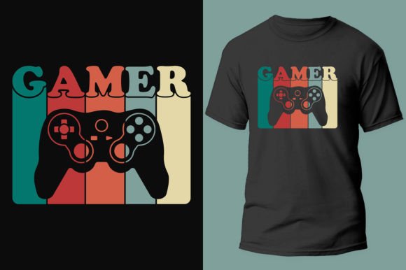 Gamer T-shirt Design Graphic Vector: A Deep Dive