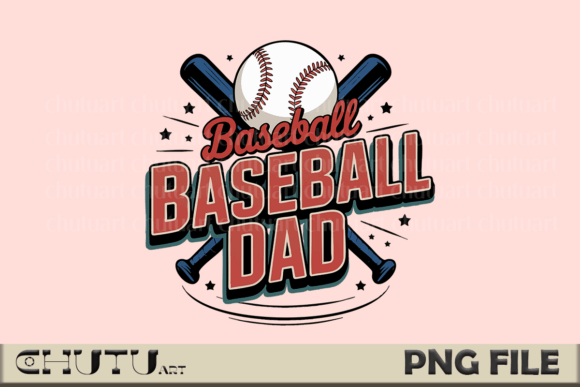 Swing for the Fences: The Baseball Dad PNG Design Asset