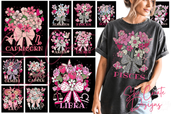 Unlocking the Stars: Zodiac Graphic Design PNGs