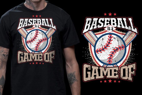 USA Baseball Tee Graphic: A Designer's Asset for Authentic Americana